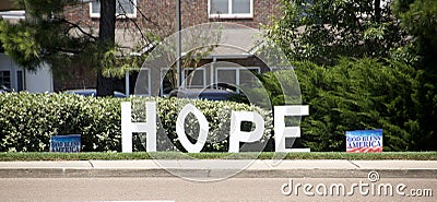 Keep Hope Alive Editorial Stock Photo