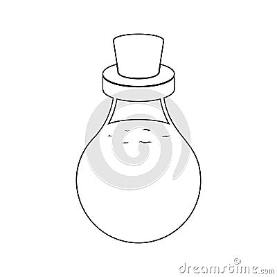 sign in the game elixir icon. Element of Game for mobile concept and web apps icon. Thin line icon for website design and Stock Photo