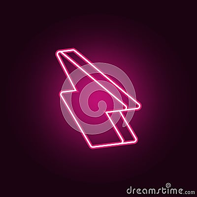 sign in the game elixir icon. Elements of Game in neon style icons. Simple icon for websites, web design, mobile app, info Stock Photo