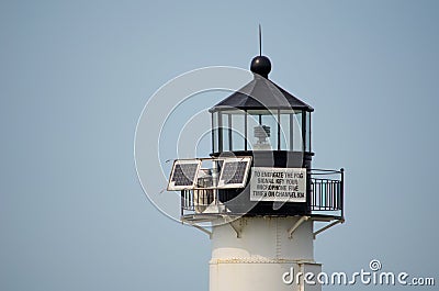 Lighthouse information Stock Photo