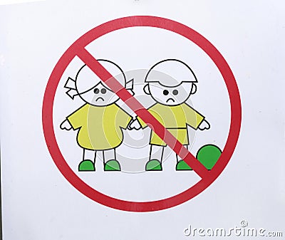 Sign of playground closed due to corona virus, forbidden to enter, Germany, Europe Editorial Stock Photo