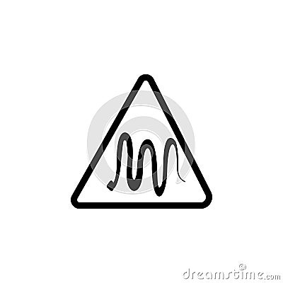 A sign of poisonous animals icon. Element of warning for mobile concept and web apps. Icon for website design and development, app Stock Photo