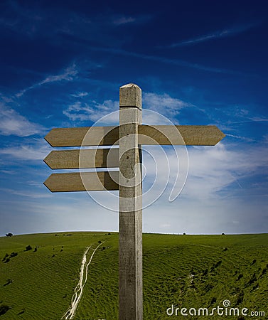 Sign Post Stock Photo