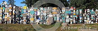 Sign Post Forest, Watson Lake, Yukon, Canada Stock Photo