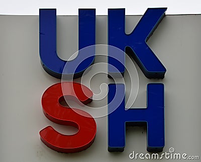 Sign University Hospital in Kiel, the Capital City of Schleswig - Holstein Editorial Stock Photo