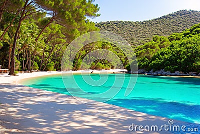 The sign of the yoga Jivana Ashram is on Ibiza, Balearic islands. Stock Photo