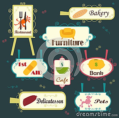 Signage Vector Illustration