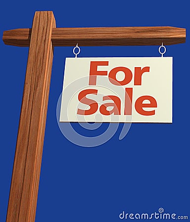 Signage For Sale Stock Photo