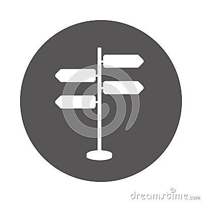 Signal with arrows icon Vector Illustration