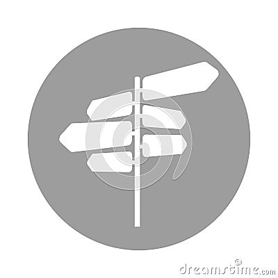 Signal with arrows icon Vector Illustration