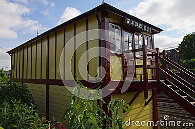 Signal Box Stock Photo