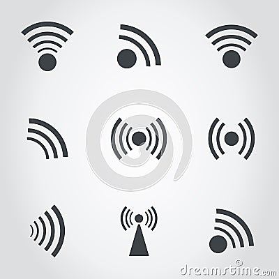 Signal an icon Vector Illustration