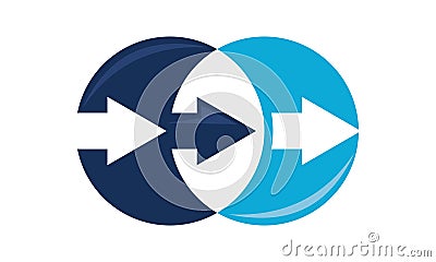 Signal Input Output Vector Illustration