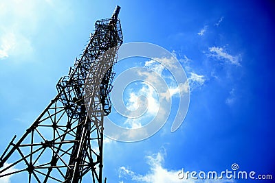 Signal tower Stock Photo