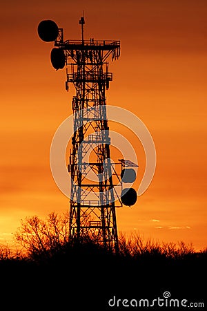 Signal Tower Stock Photo