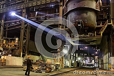 Signalman working in the shop Editorial Stock Photo