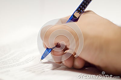 Signature Stock Photo