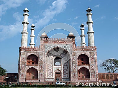 Sikandra Gatway, Agra, India Stock Photo