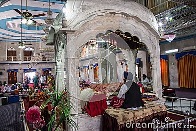 Sikh Priest in the temple Editorial Stock Photo