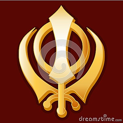 Sikh Symbol Vector Illustration