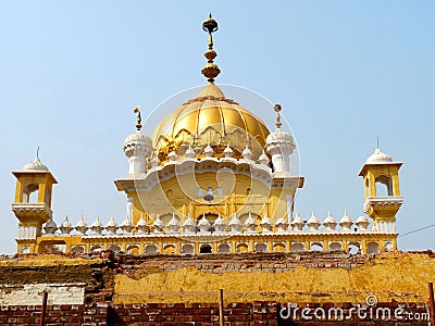Sikh Temple in Lahore Stock Photo