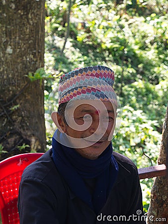 Sikkim Local people in town , Gangtok City,Sikkim INDIA , 16th A Editorial Stock Photo
