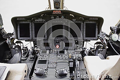 Sikorsky S-92 Electronics Stock Photo