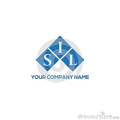 SIL letter logo design on WHITE background. SIL creative initials letter logo Vector Illustration