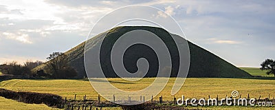 Silbury Hill Stock Photo