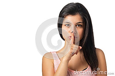 Silence Sign Stock Photo