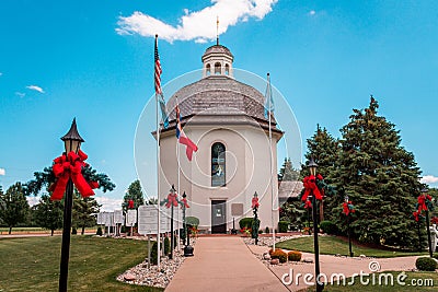 The Silent Night memorial chapel in Frankenmuth Michigan Editorial Stock Photo