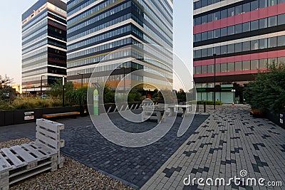 Silesia Business Park office complex Editorial Stock Photo