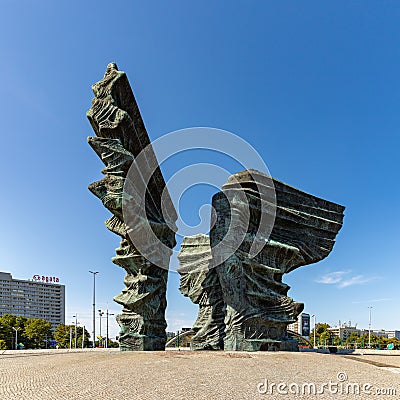 Silesian Insurgents` Monument Editorial Stock Photo