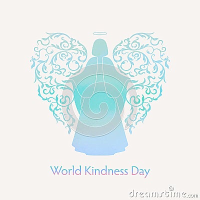 World day of kindness card Vector Illustration