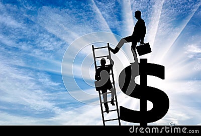 Concept of inequality and injustice Stock Photo