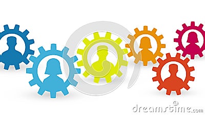 Silhouette d'homme et de femme dans l'animation sociale de boucle de concept de réseau de vitesses colorées illustration de vecteur Silhouette d'homme et de femme dans l'animation sociale de boucle de concept de réseau de vitesses colorées illustration de vecteur