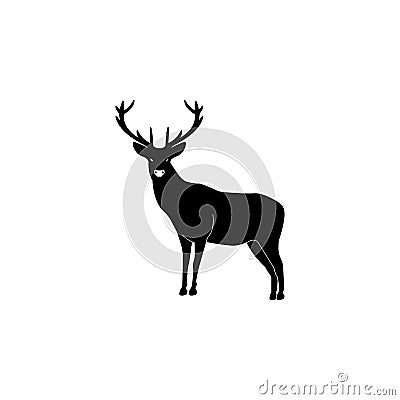 Deer with great antler Stock Photo