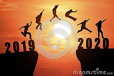 2020 New Year`s concept Stock Photo