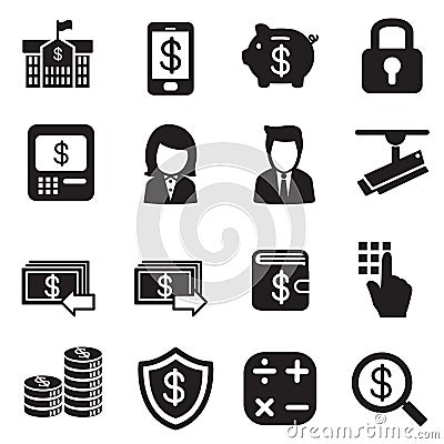 Silhouette Money, finance, banking, Investment Internet banking Cartoon Illustration