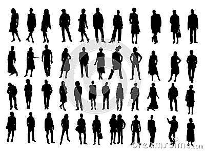 Silhouettes Vector Illustration