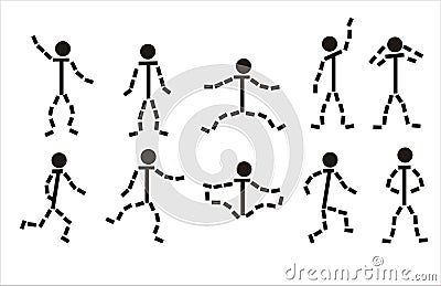 Silhouettes of people Vector Illustration