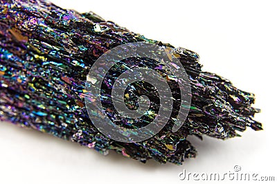 Silicon Carbide - rainbow mineral Stock Photo