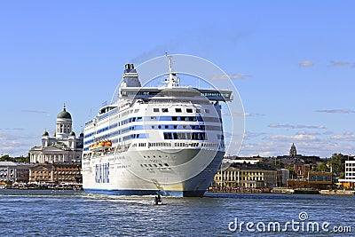 Silja Symphony Cruise Ferry Departs Helsinki Editorial Stock Photo