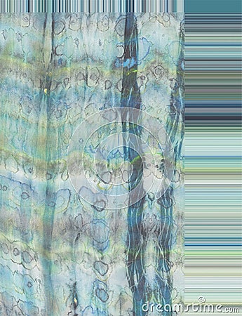 Silk in blue Stock Photo