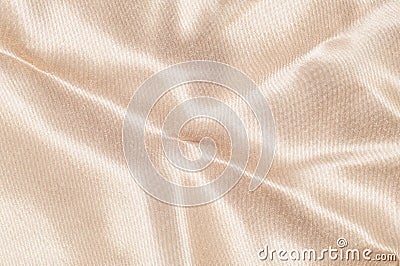 Silk fabric texture, color Mint Cream, with drawings of flowers Stock Photo