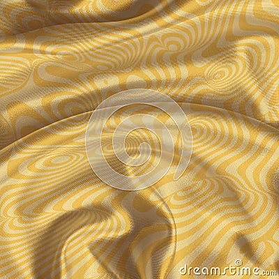 Silk fabric texture with geometric pattern. Many irregular folds. Abstract background best for luxury desing. Stock Photo