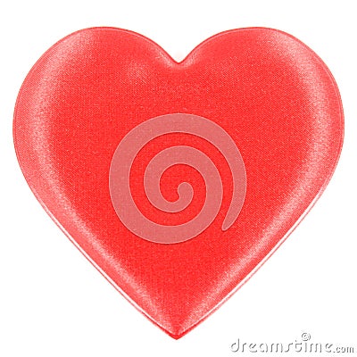 Silk heart Stock Photo