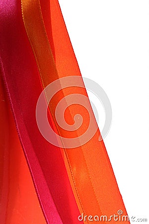 Silk Ribbons Stock Photo