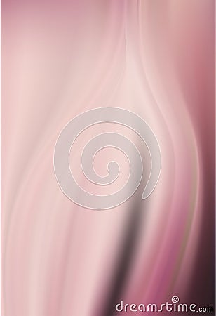 Silk romance coral satin background with soft delicate folds. Romance coral curtain. Stock Photo