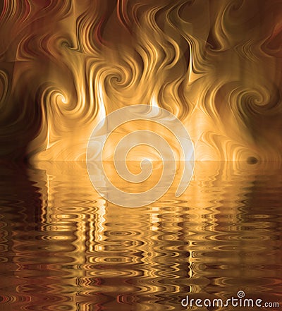 Silk Smoke Ripple Swirl Stock Photo